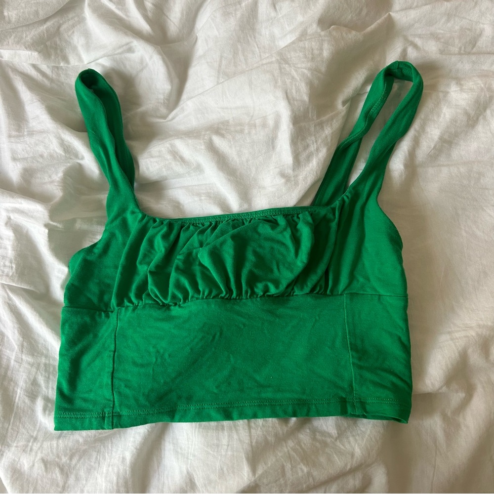 ARITZIA WILFRED FREE GREEN TANK